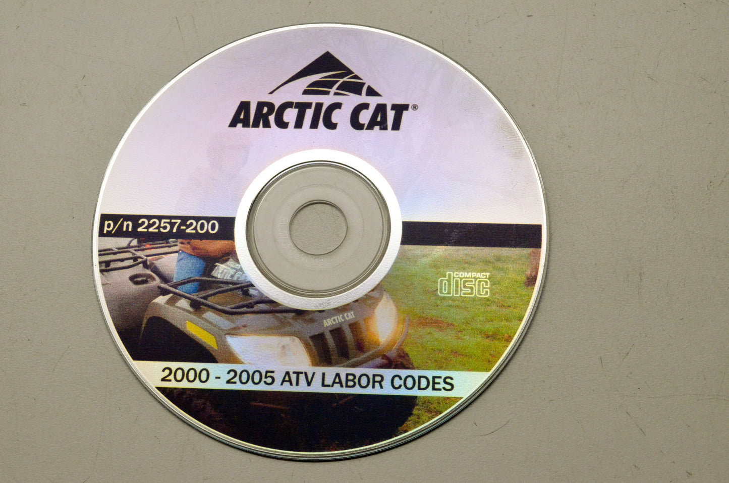 OEM Arctic Cat 2257-200 2000-2005 ATV Labor Codes CD