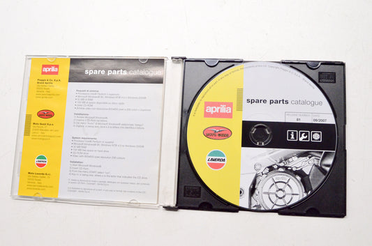 Aprilia 10516671 Spare Parts Catalogue CD Release #81