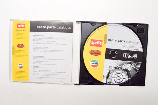 Aprilia 10516190 Spare Parts Catalogue CD Release #89