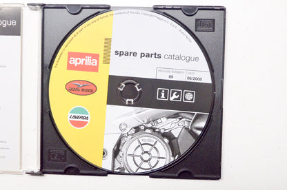Aprilia 10516190 Spare Parts Catalogue CD Release #89