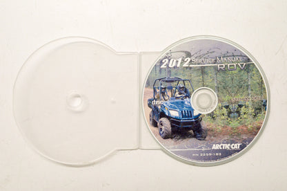 OEM Arctic Cat 2259-183 2012 ROV Prowler HDX Service Manual CD
