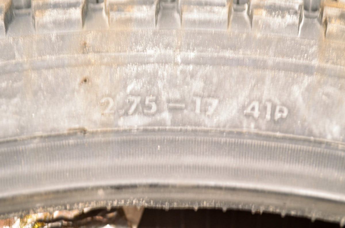 OEM Honda 42711-102-762 Load Range B 2 Ply Tire 2.75-17 NOS