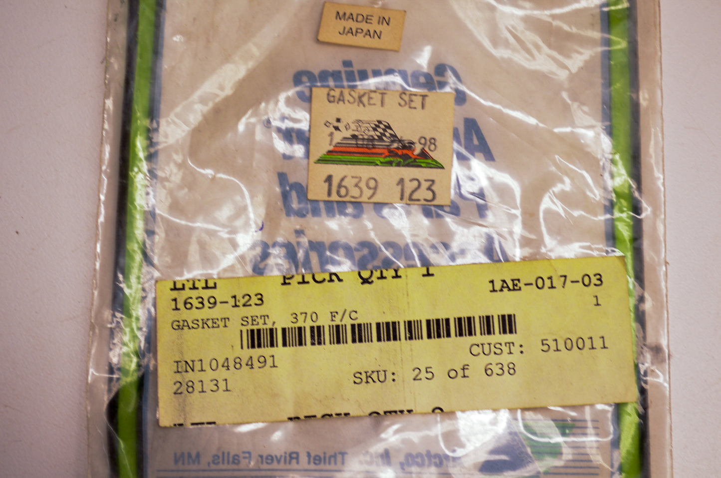 OEM Arctic Cat 1639-123 Gasket Kit 370 F/C NOS