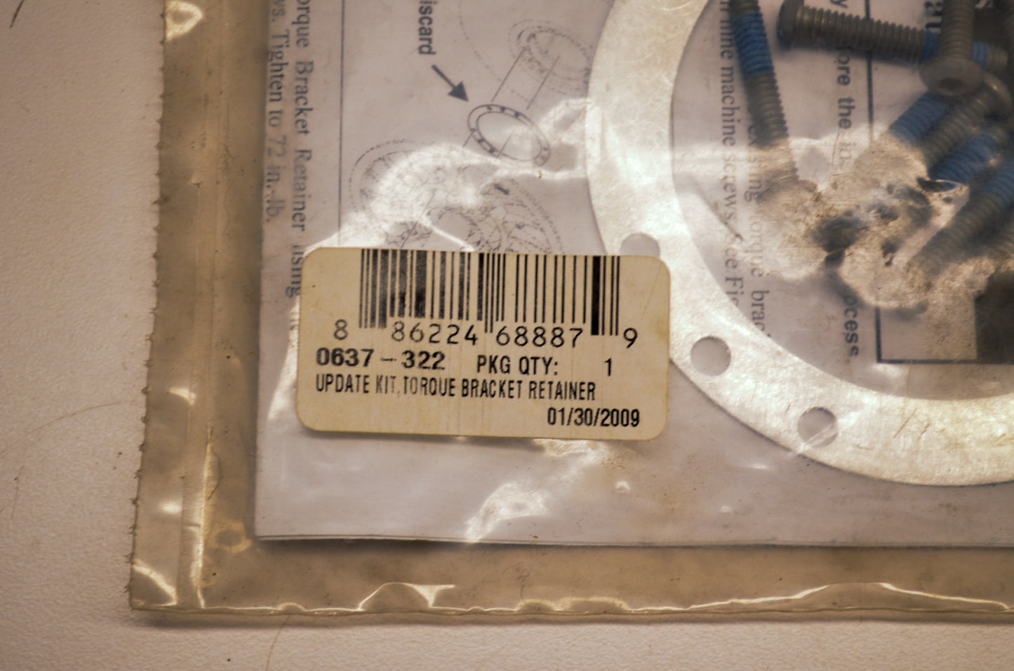 OEM Arctic Cat 0637-322 Torque Bracket Retainer kit NOS