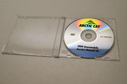 OEM Arctic Cat 2256-932 2004 Snowmobile Service Manual CD