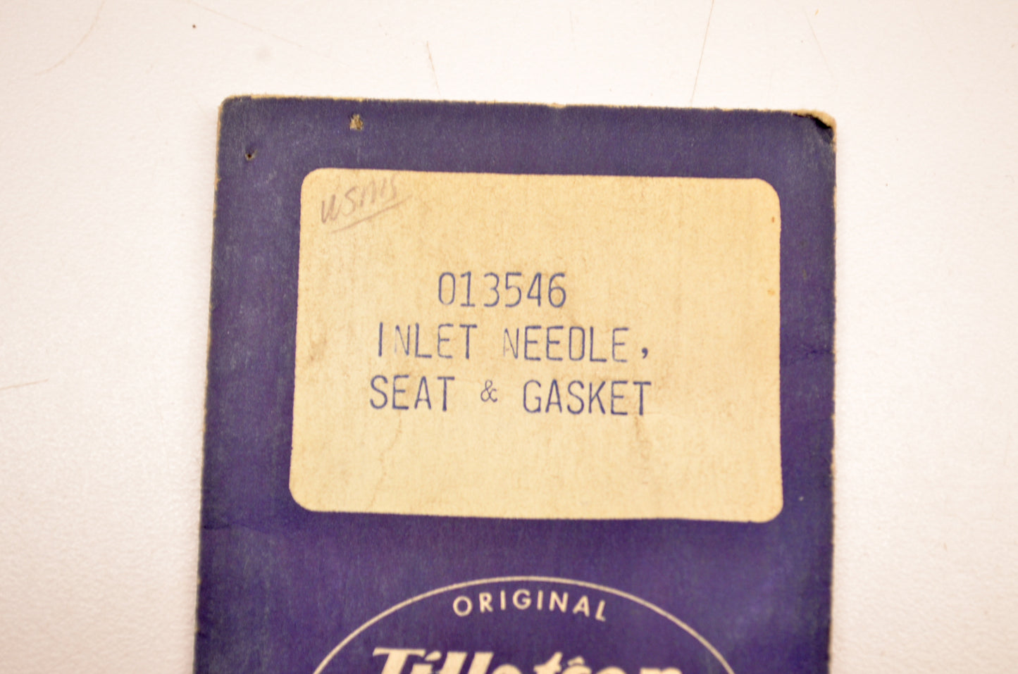 Tillotson 013546 Inlet Needle Seat NOS