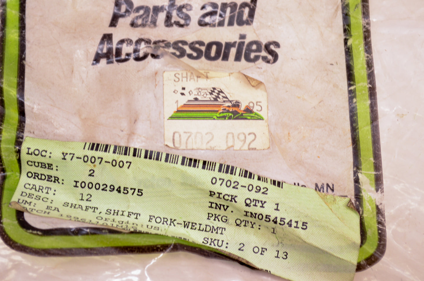 OEM Arctic Cat 0702-092 Shift Shaft NOS