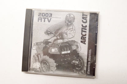 OEM Arctic Cat 2256-855 2003 ATV Service Manual CD