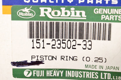 Robin 151-23502-33 0.25mm Piston Ring NOS