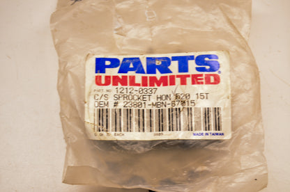 Parts Unlimited 1212-0337, 23801-MBN-67015 Sprocket NOS