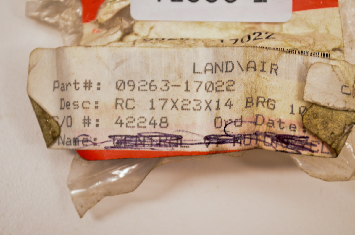 OEM Suzuki 09263-17022 17x23x14 Needle Bearing NOS