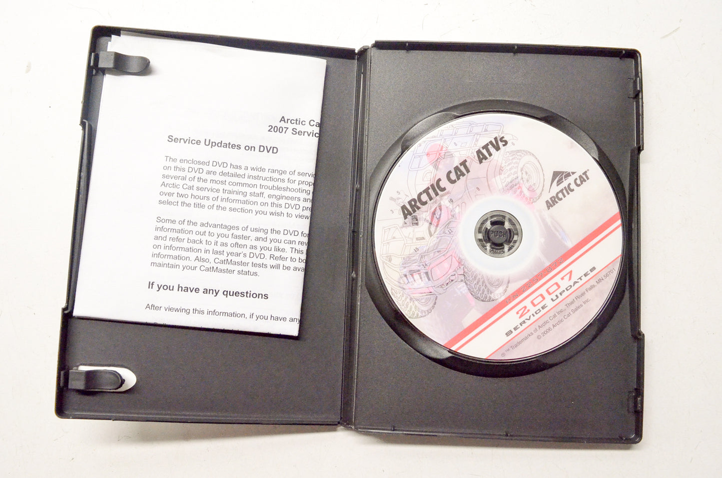 OEM Arctic Cat 2257-872 2007 ATVs Service Updates CD
