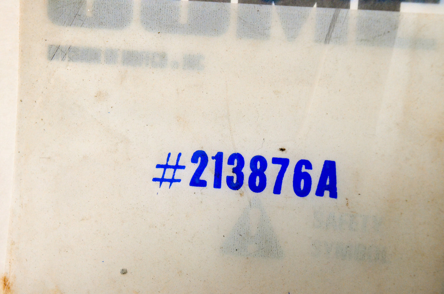 Comet 213876A 108C Belt Spacer Shim Kit NOS