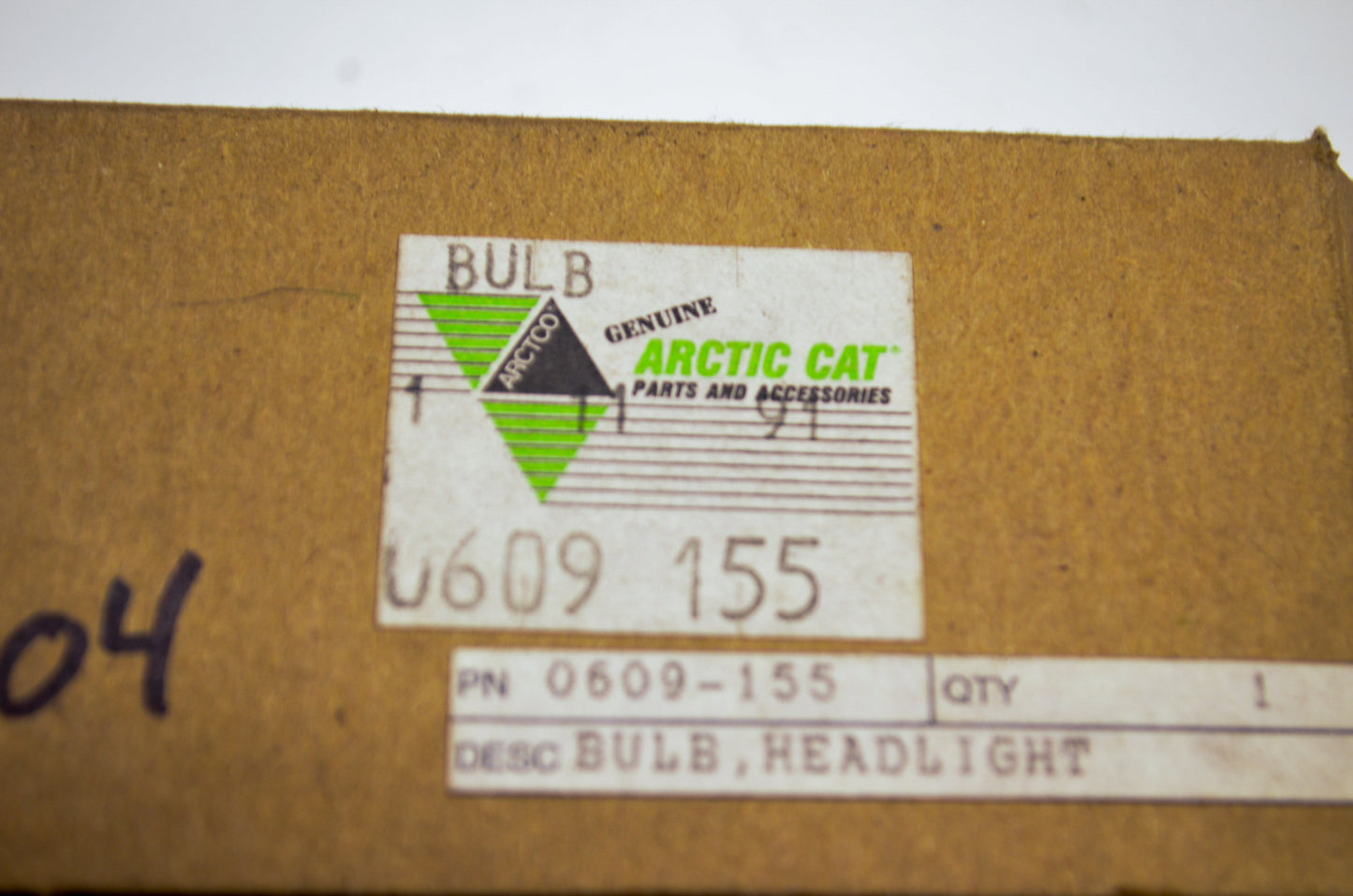OEM Arctic Cat 0609-155 Headlamp Bulb NOS