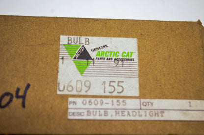 OEM Arctic Cat 0609-155 Headlamp Bulb NOS