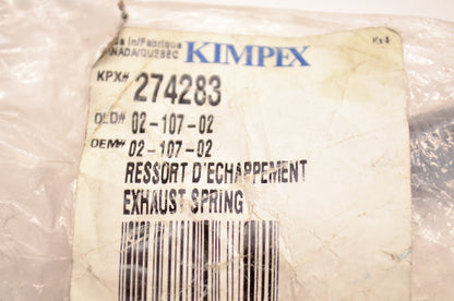 Kimpex 274283, 02-107-02 Exhaust Spring NOS