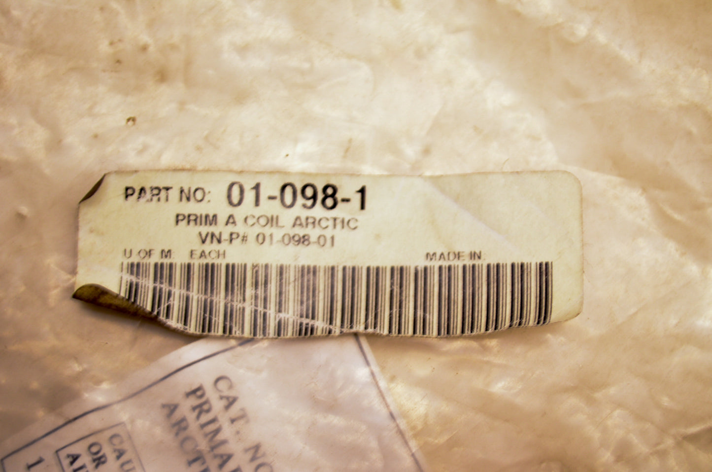 OEM Arctic Cat 01-098-1 Primary Coil NOS