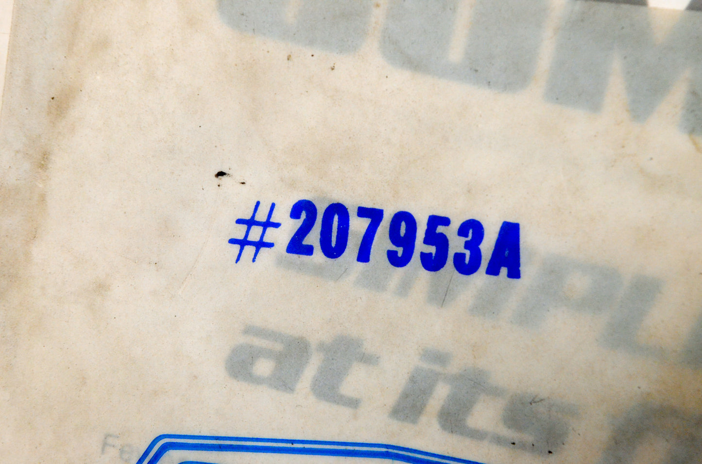 Comet 207953A Pivot Lock Nut Kit NOS