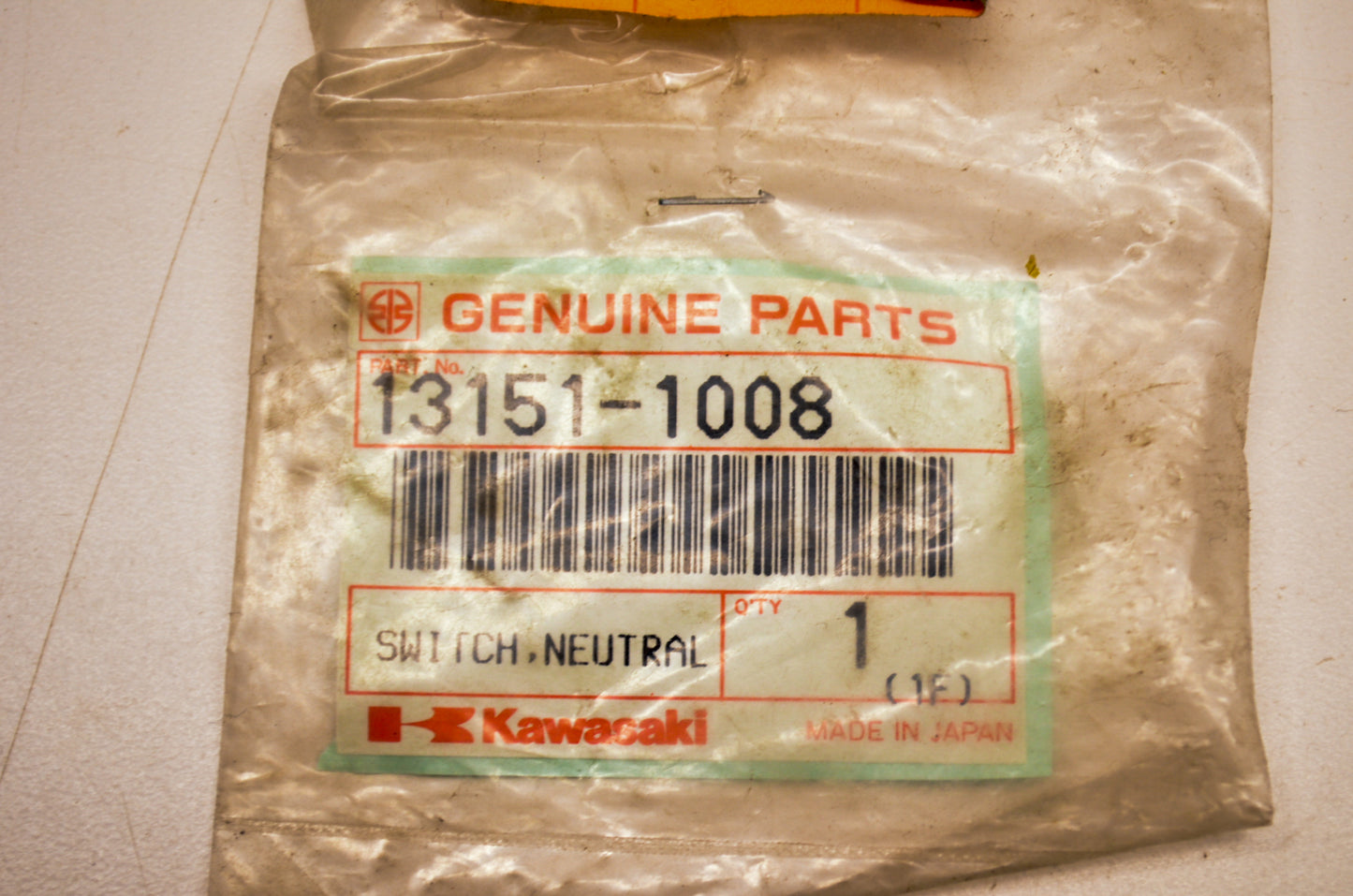 OEM Kawasaki 13151-1008 Neutral Switch NOS