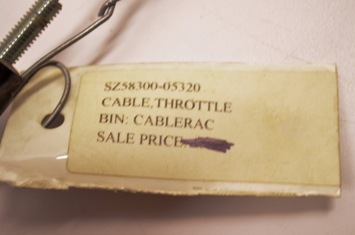 OEM Suzuki 58300-05320 Throttle Cable NOS