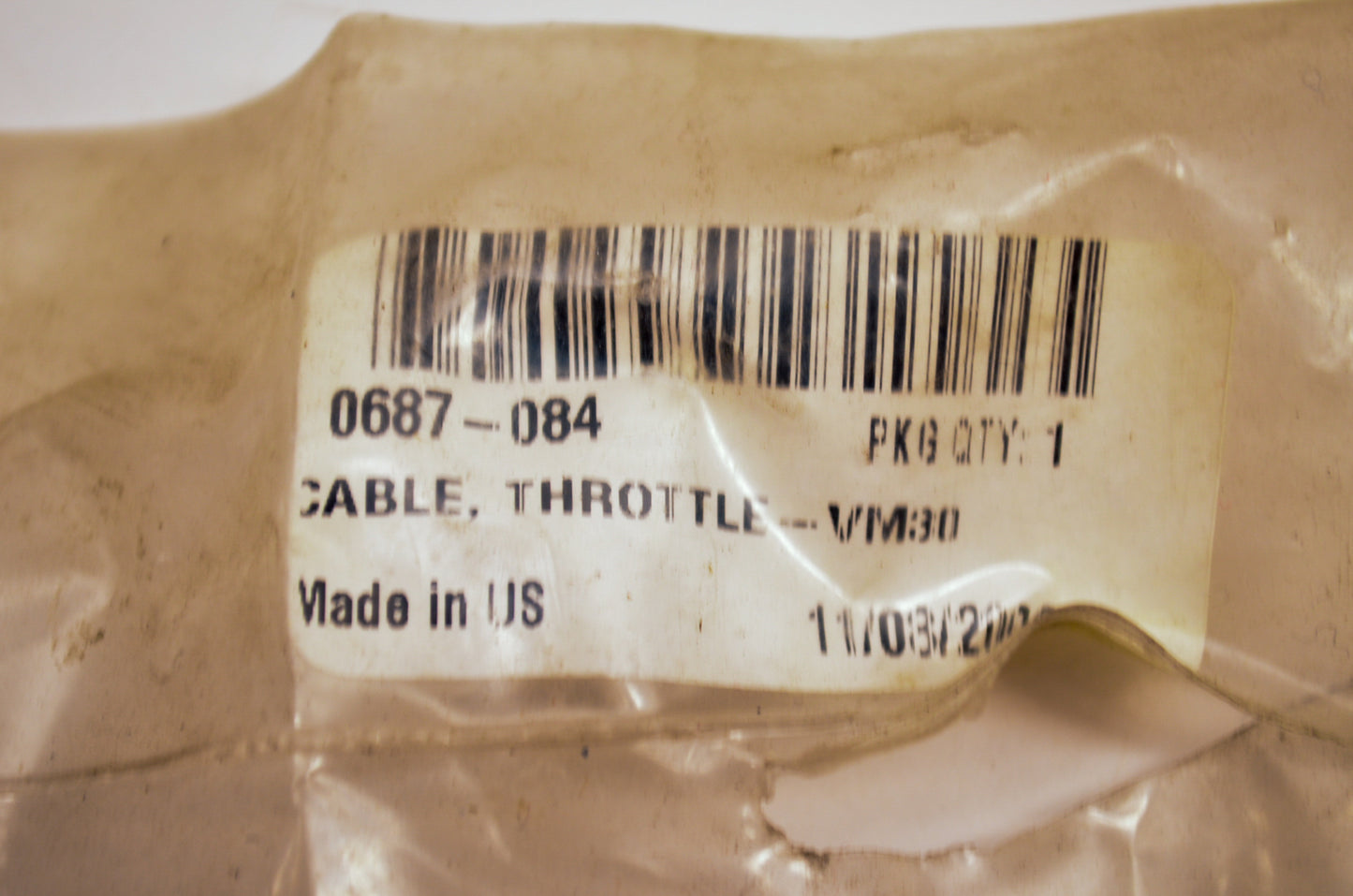 OEM Arctic Cat 0687-084 Throttle Cable VM30 NOS