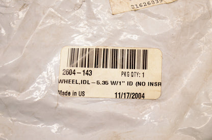 OEM Arctic Cat 2604-143 Idler Wheel 5.35 w/1" NOS