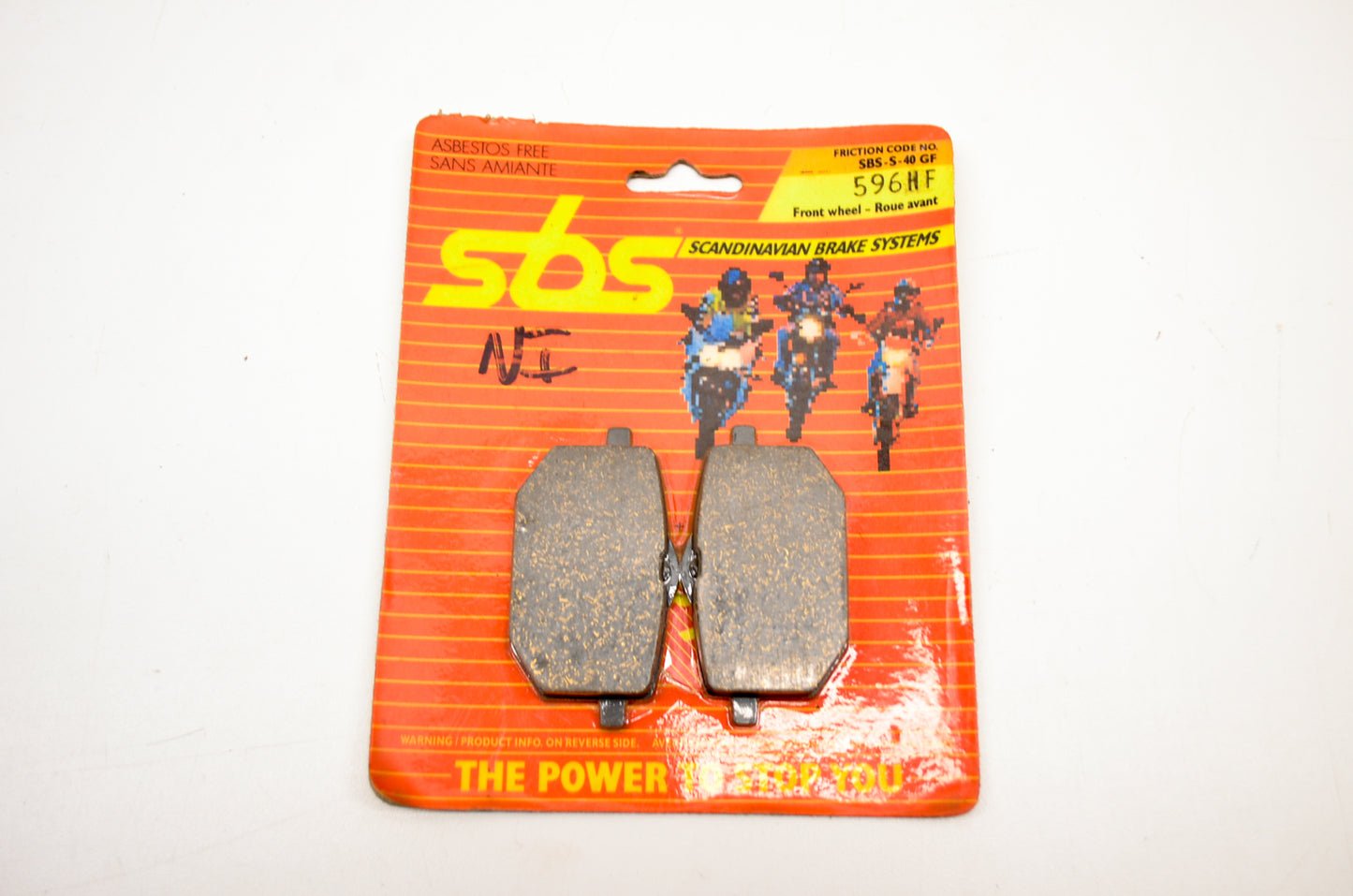 SBS 596HF Brake Pad Kit NOS