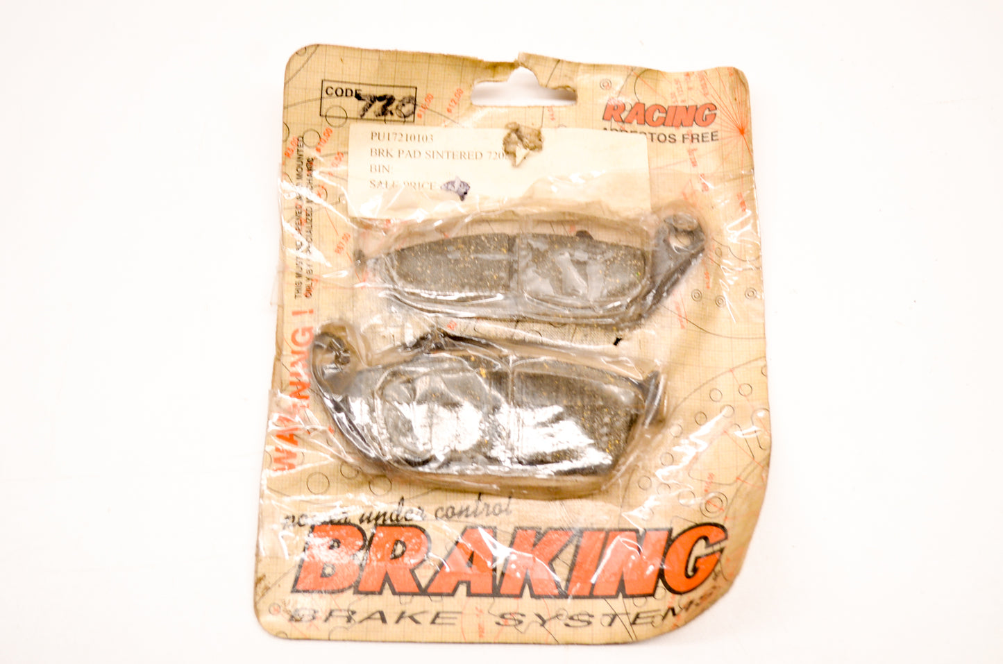 Braking 1721-0103, 720SM15 Brake Pad Kit NOS