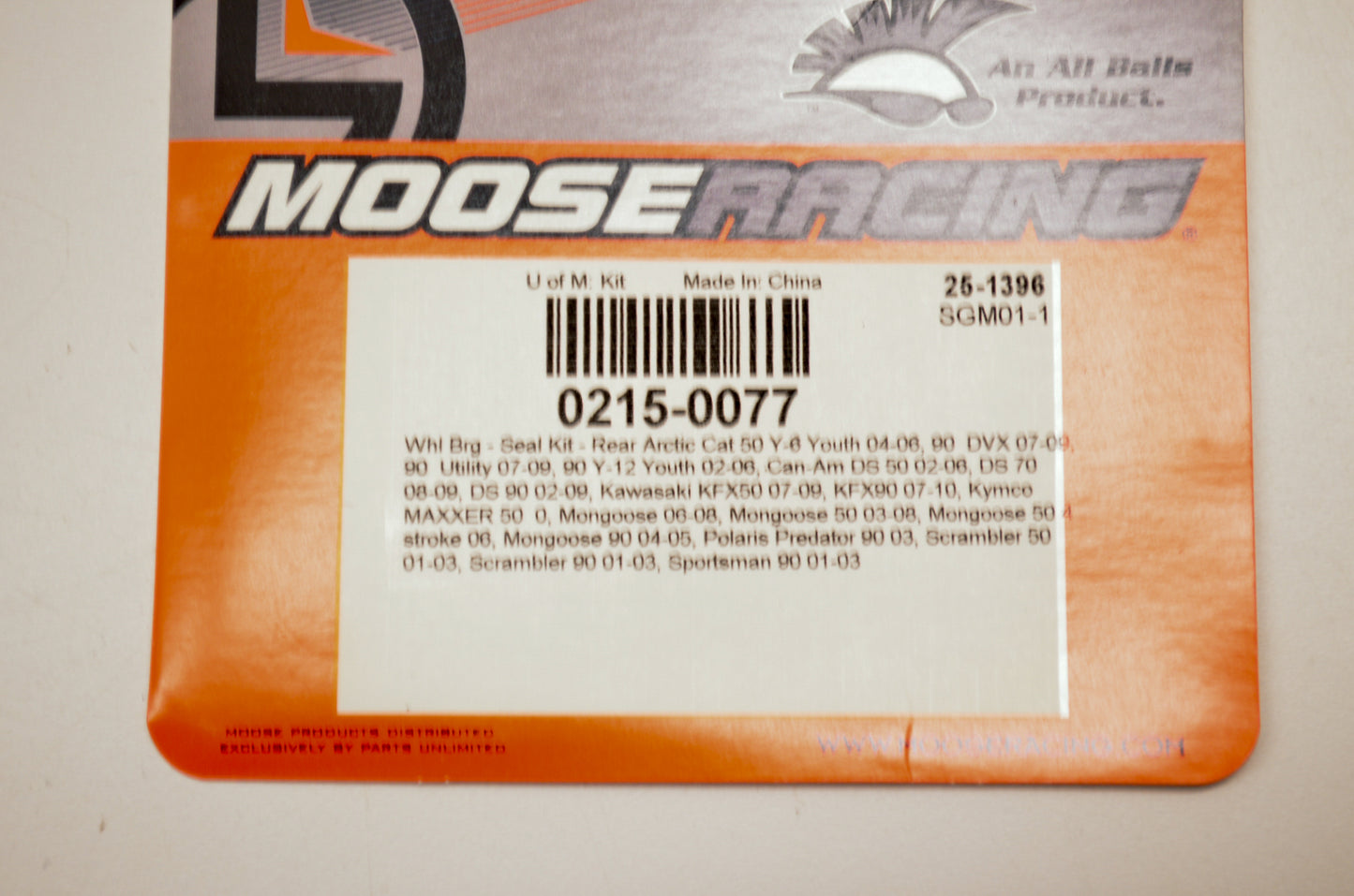 Moose Racing 0215-0077 Wheel Bearing and Seal Kit NOS