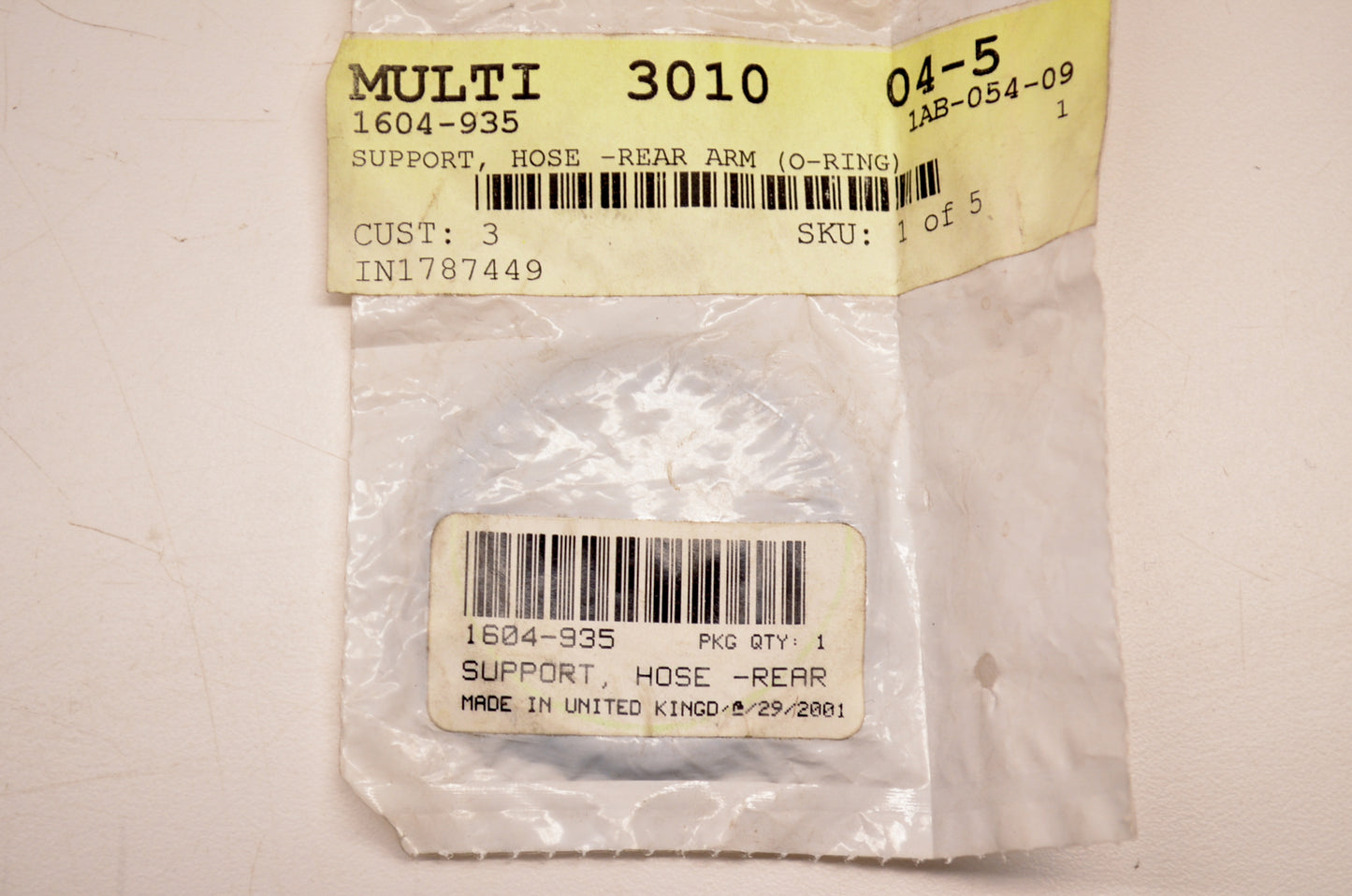 OEM Arctic Cat 1604-935 Support Hose O-Ring NOS
