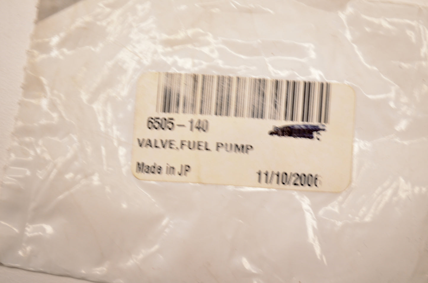 OEM Arctic Cat 6505-140 Fuel Pump Valve NOS