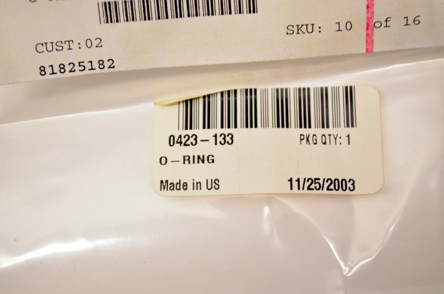 OEM Arctic Cat 0423-133 O-Ring NOS