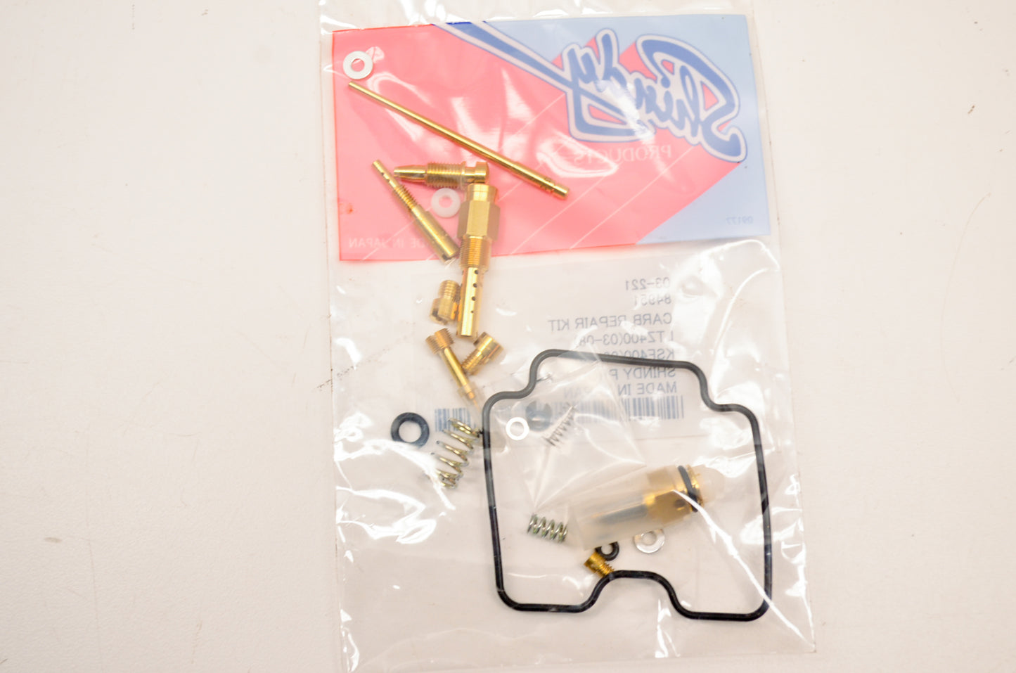Shindy Products 03-221, 84951 Carb Repair Kit NOS