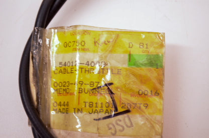 OEM Kawasaki 54012-4003 Throttle Cable NOS
