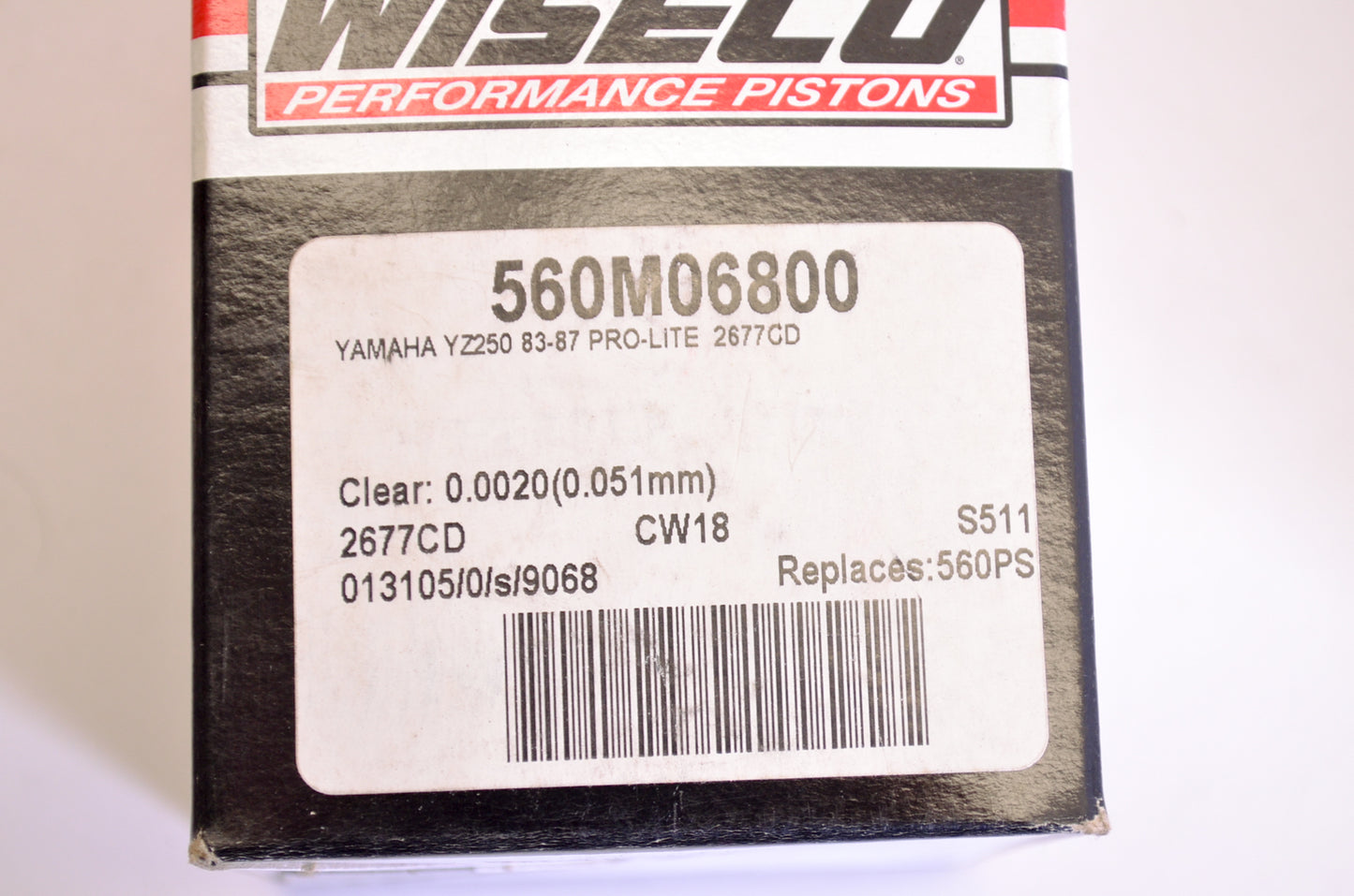 Wiseco 560M06800 Piston Kit NOS