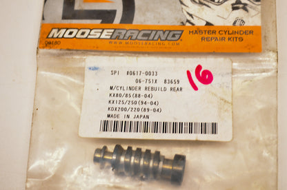 Moose 0617-0033, 06-751X Master Cylinder Repair Kit NOS