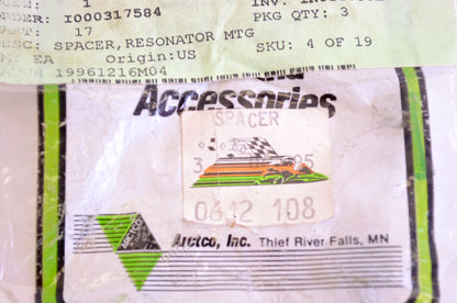 OEM Arctic Cat 0612-108 Resonator Spacer Qty 2 NOS