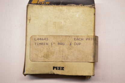 Peer L44643 Bearing NOS