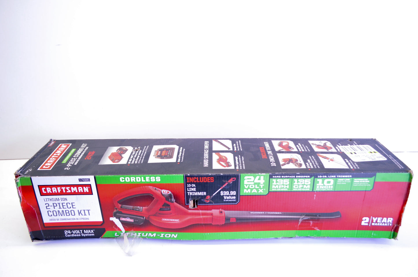 Craftsman 74985 2-Piece Combo Kit Leaf Blower & Line Trimmer NOS