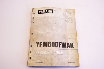OEM Yamaha LIT-11616-11-02 Service Manual Grizzly 600