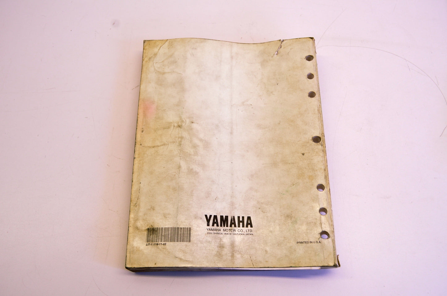 OEM Yamaha LIT-11616-11-02 Service Manual Grizzly 600