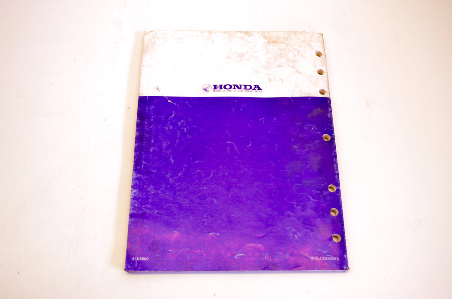 Honda 61KS600 Manual
