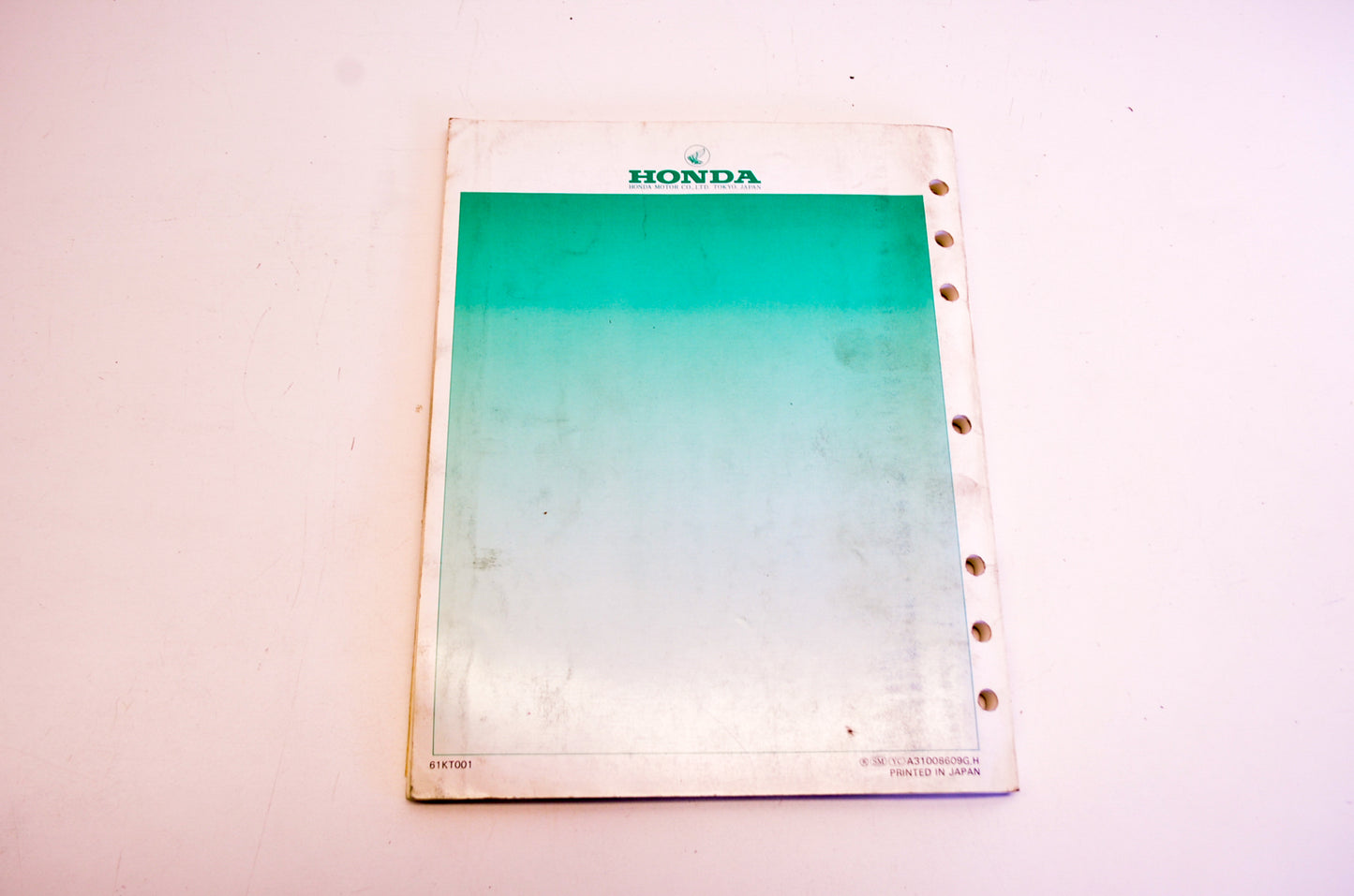 Honda 61KT001 Manual