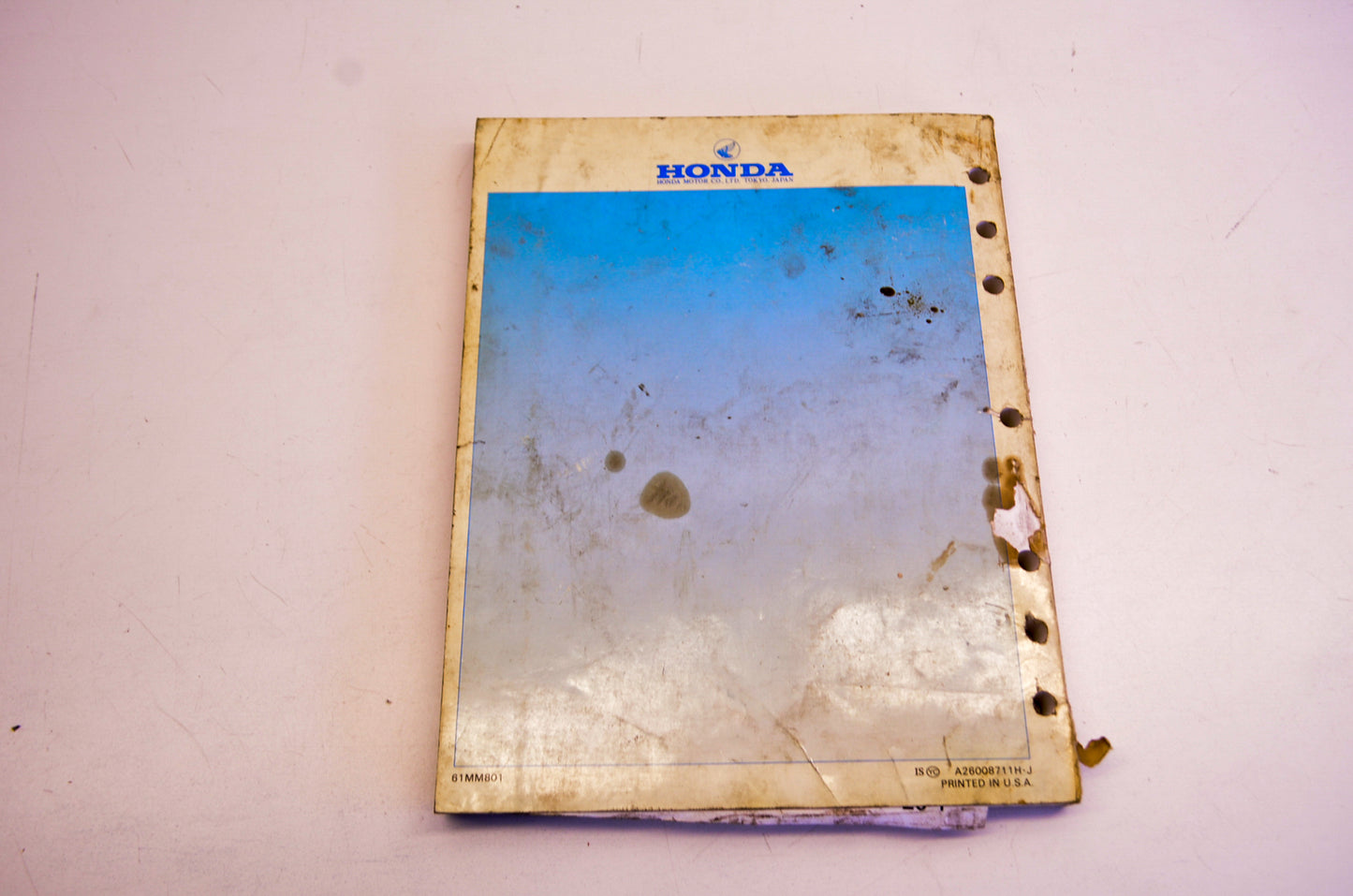 Honda 61MM801 Manual