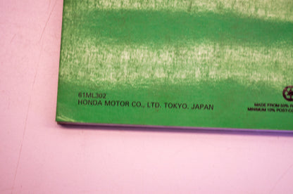 Honda 61ML302 Manual