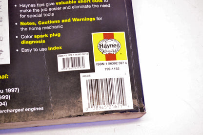 Haynes 156392597438010, 38010, 799-1183 Manual