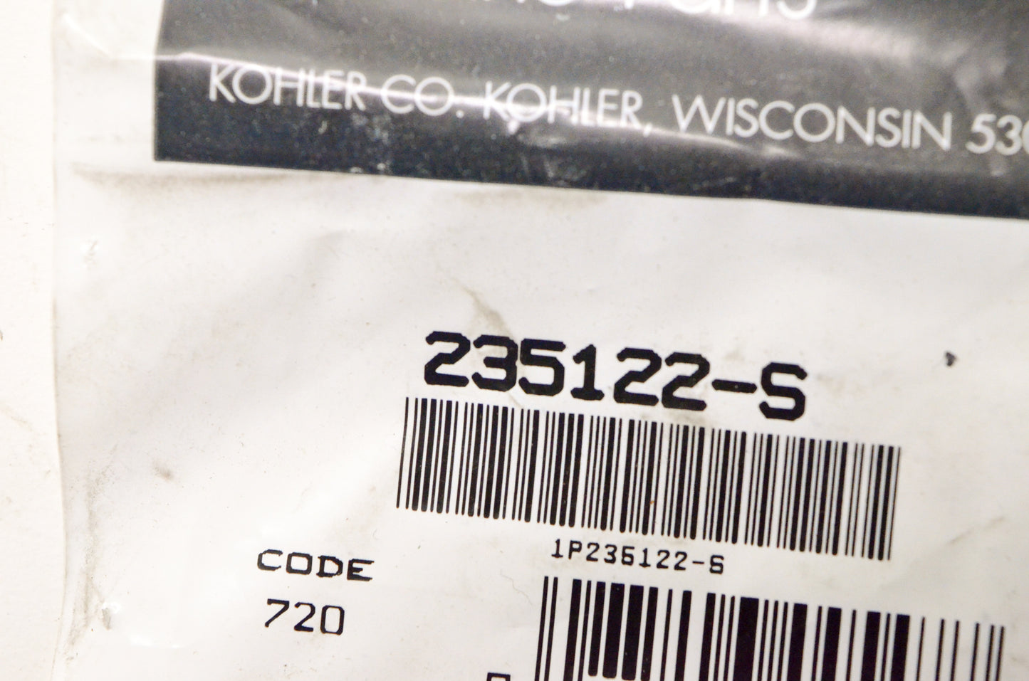Kohler 235122-S Exhaust Gasket NOS