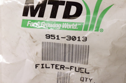 MTD 951-3013 Fuel Filter Qty 2 NOS