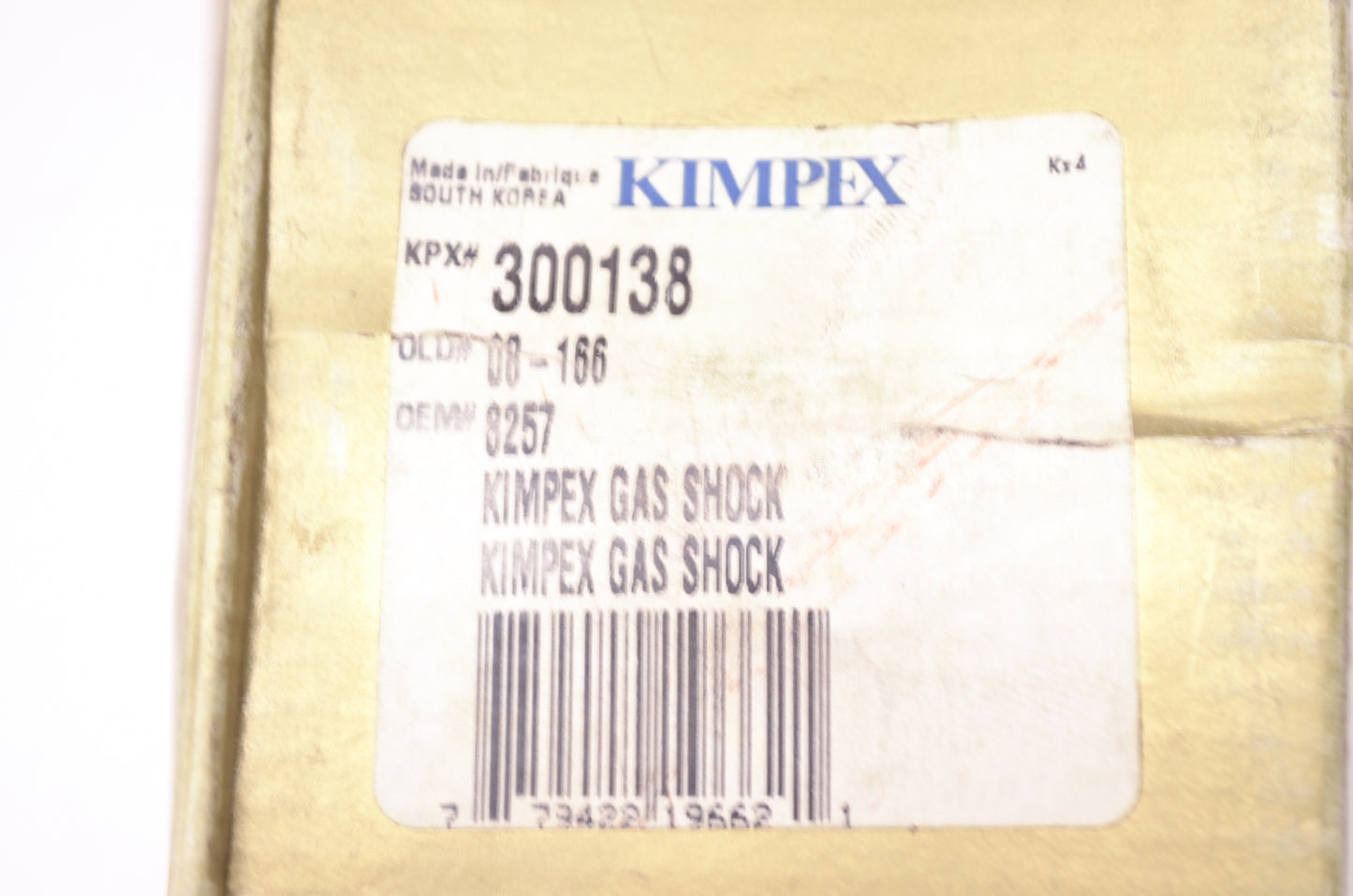 Kimpex 08-166, 300138, 8257 Shock Absorber NOS