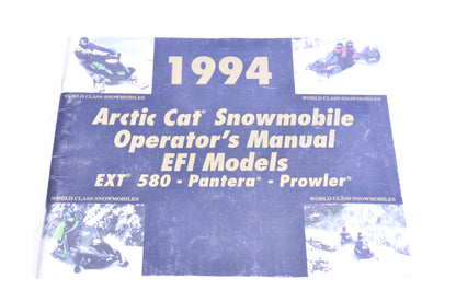 OEM Arctic Cat 2254-957 1994 Operators Manual EFI EXT 580 Pantera Prowler